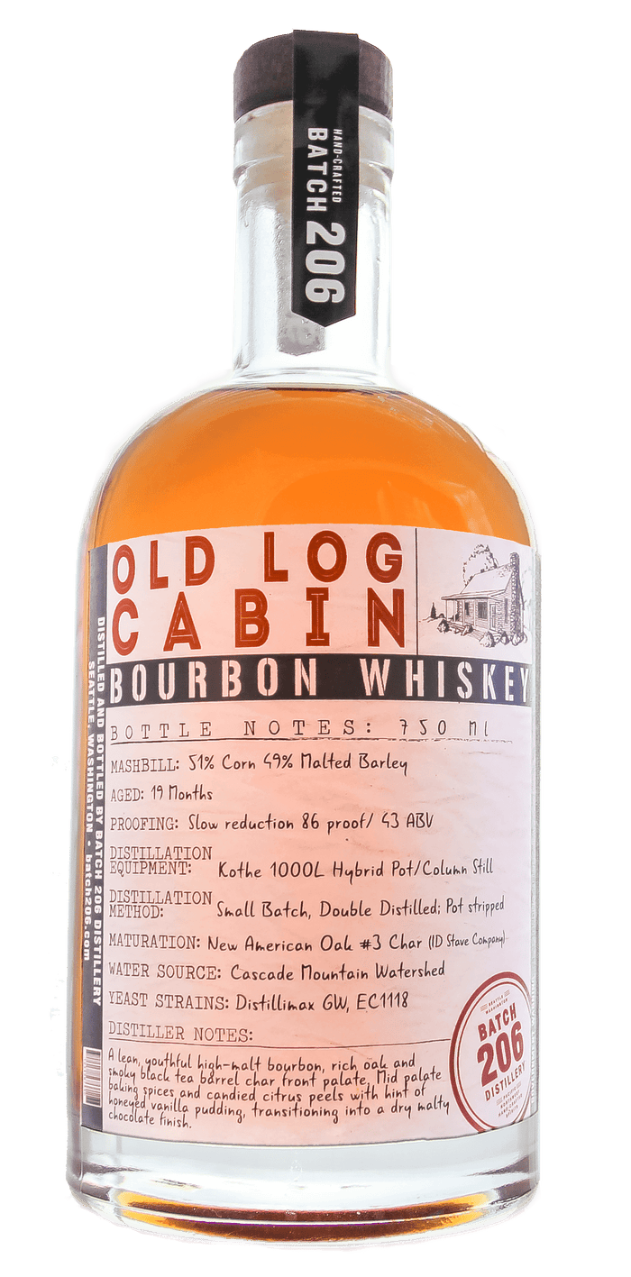 Batch 206 Old Log Cabin Bourbon Whiskey