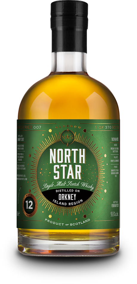North Star Orkney 2007 12 Year Old Single Malt Scotch Whiskey - CaskCartel.com