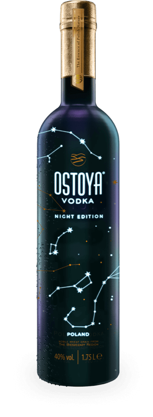 BUY] Ostoya Night Edition Polish Vodka | 1.75L at CaskCartel.com