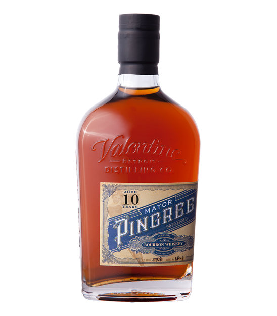 Mayor Pingree Blue Label 10 Year Bourbon Whiskey