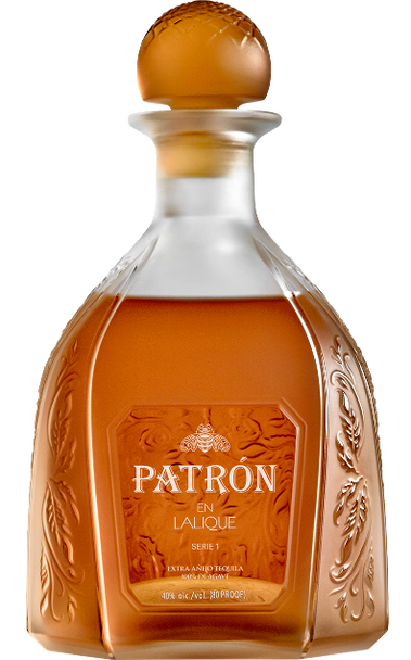 Patron Extra Anejo Lalique Tequila at CaskCartel.com