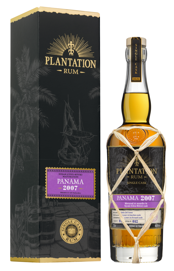 Plantation Panama 2007 Syrah (Cote-Rotie) Cask (Proof 92.4) Rum | 700ML
