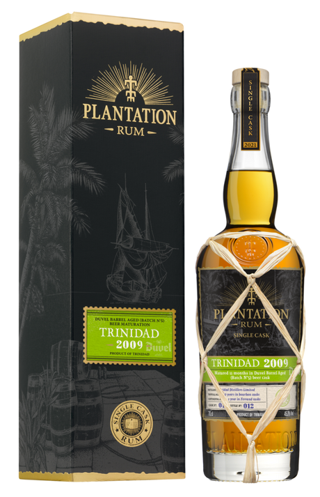 Plantation Trinidad 2009 Beer Cask Finish (Proof 90.4) Rum | 700ML at CaskCartel.com
