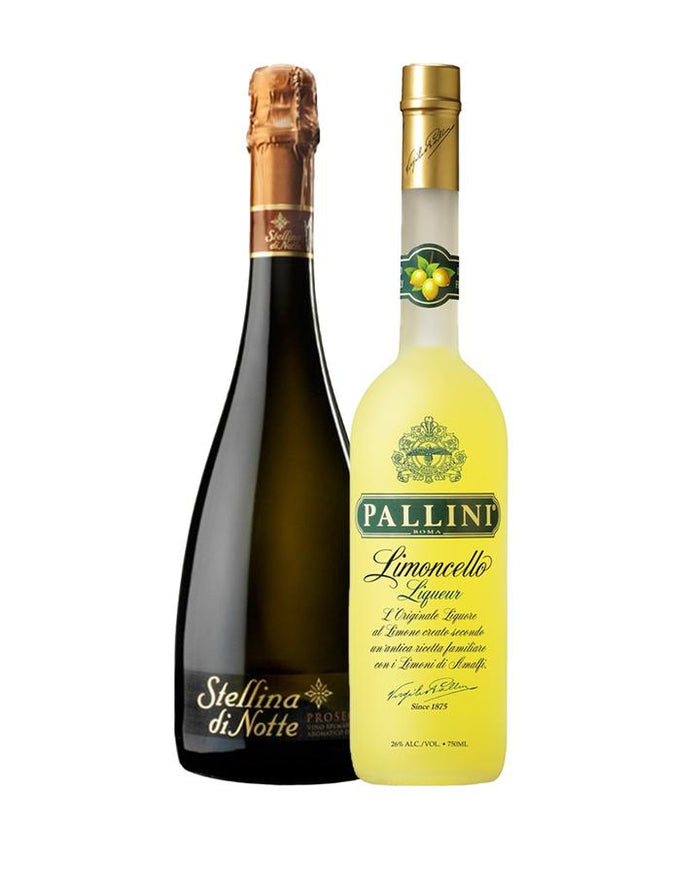 Pallini Limoncello With Stellina Di Note Prosecco Liqueur