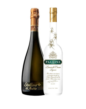 Pallini Limoncello Cream with Stellina Di Note Prosecco Liqueur - CaskCartel.com