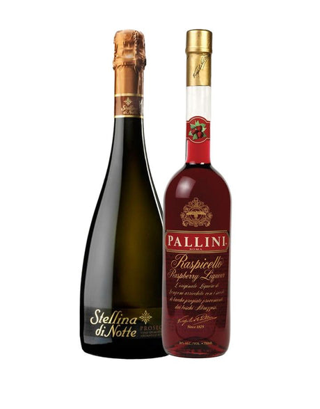 Pallini Raspicello With Stellina Di Note Prosecco Liqueur - CaskCartel.com
