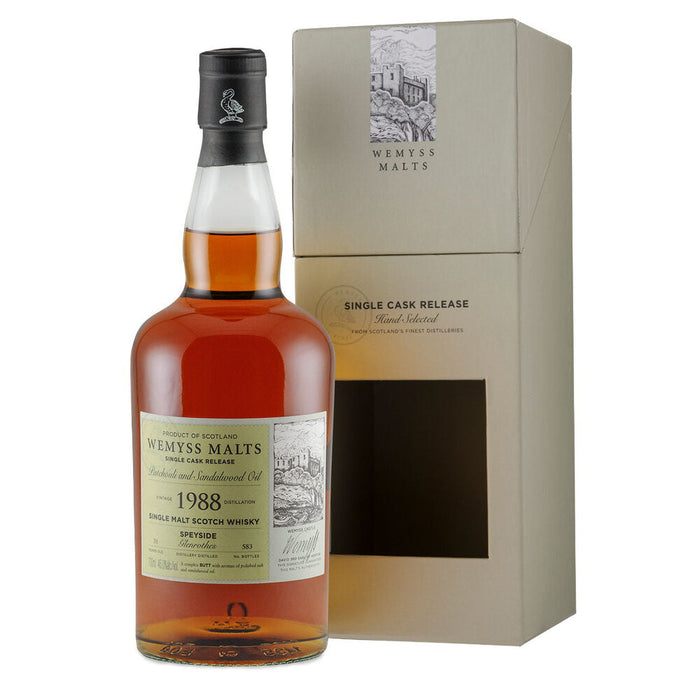 Glenrothes (1988) 31 Year Old Patchouli and Sandalwood Oil Wemyss Malts Scotch Whisky | 700ML