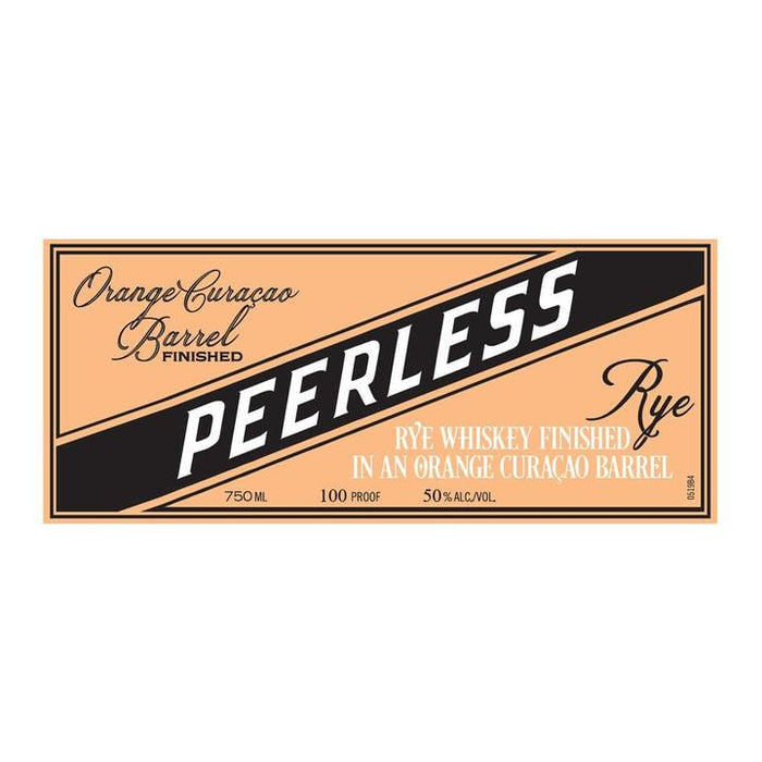 Peerless Rye Finished In A Orange Curacao Barrel Rye Whiskey