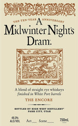 A Midwinter Night’s Dram Straight Rye Whiskey | 2022 Anniversary Edition Act 10 at CaskCartel.com 2