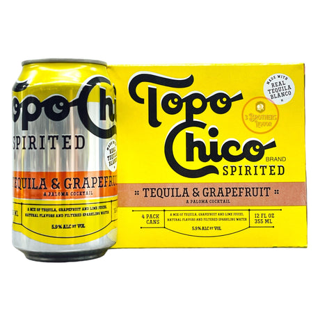 Topo Chico Tequila & Grapefruit Paloma Cocktail | 4x355ML at CaskCartel.com
