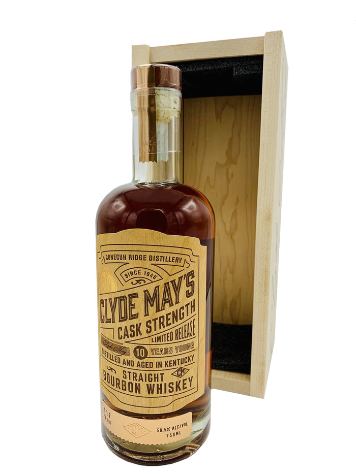 Clyde May's 10 Year Old Cask Strength Aged in Kentucky Whiskey Limited Release