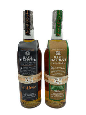 Basil Hayden's 10 Year & Basil Hayden's Two by Two Whiskey Set - CaskCartel.com