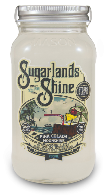 Sugarlands Shine Pina Colada Moonshine
