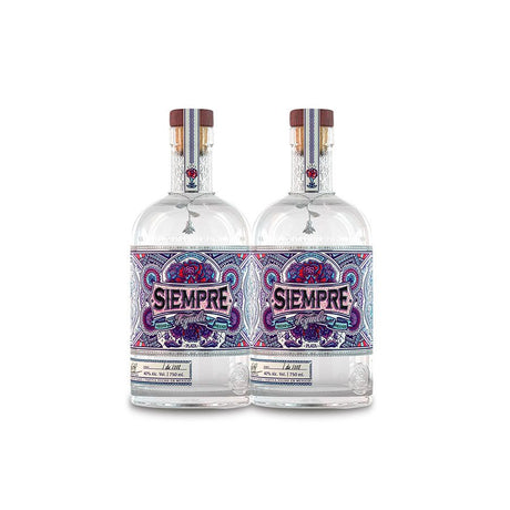 [BUY] Siempre Plata Tequila (2) Bottle Bundle at CaskCartel.com -1
