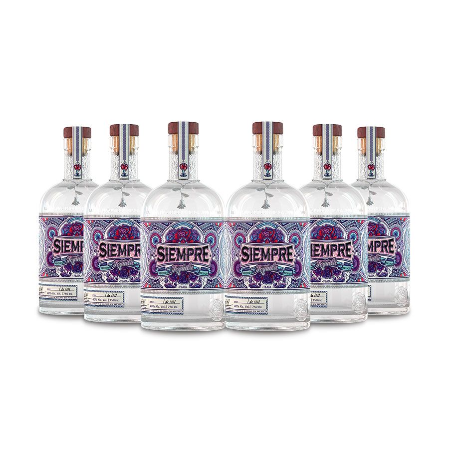 [BUY] Siempre Plata Tequila (6) Bottle Bundle at CaskCartel.com