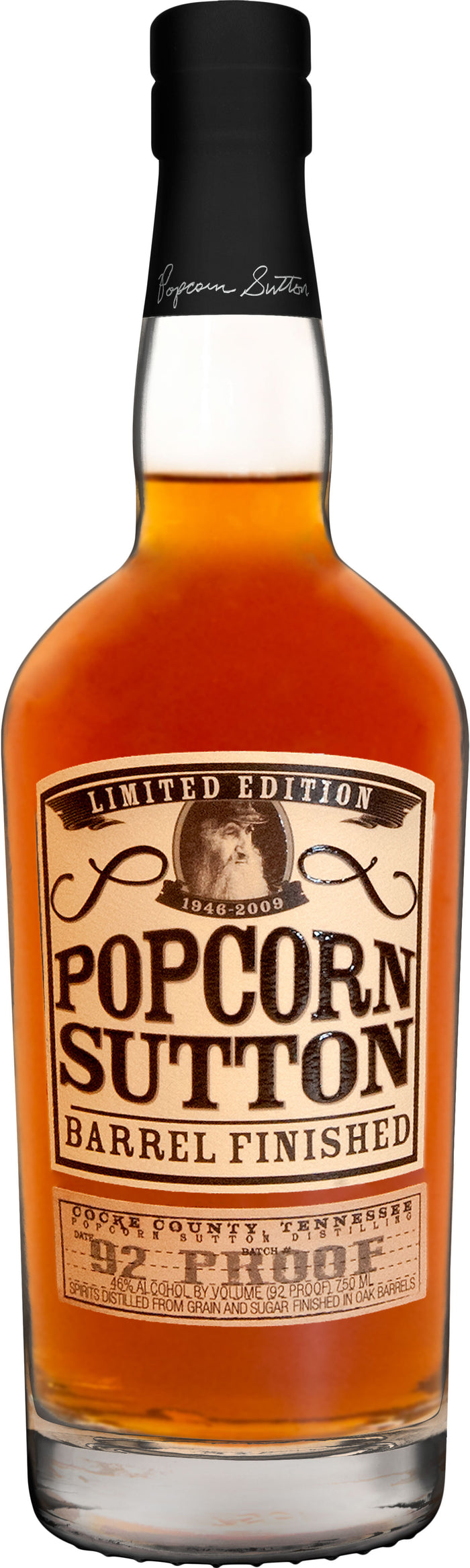 Popcorn Sutton Limited Edition Barrel Finished Whiskey