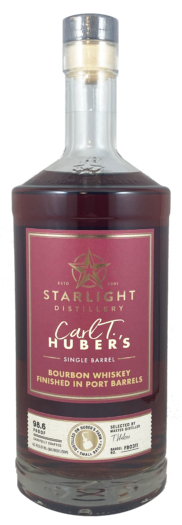 Huber's Starlight Distillery Bourbon Finished in Port Barrel Distillery Shop Release Whiskey at CaskCartel.com