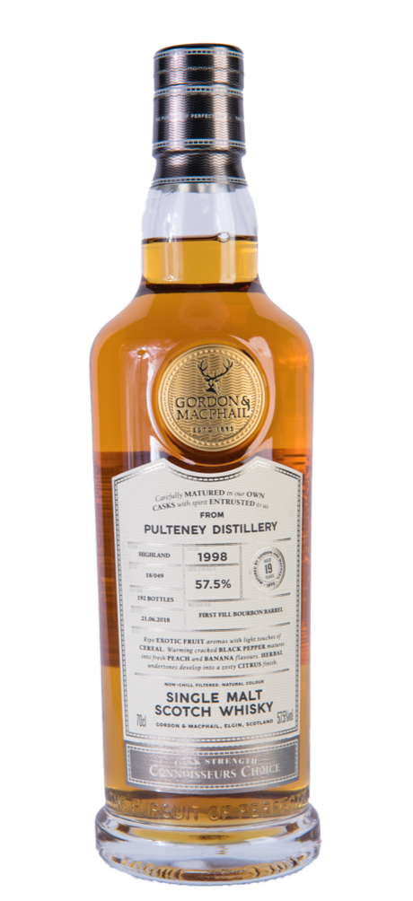 Gordon & Macphail Pulteney 19 Year Old Connoiseur's Choice Cask Strength 1998 Scotch Whisky at CaskCartel.com