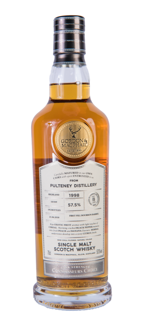 Gordon & Macphail Pulteney 19 Year Old Connoiseur's Choice Cask Strength 1998 Scotch Whisky at CaskCartel.com