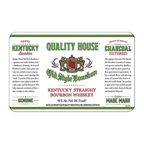 Quality House Kentucky Straight Bourbon Whiskey at CaskCartel.com