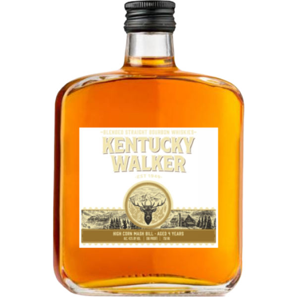 Kentucky Walker 4 Year Old High Corn Mash Bourbon Whiskey