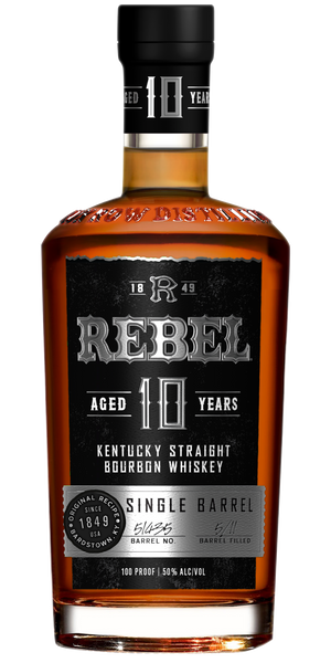 Rebel 10 yr Kentucky Straight Bourbon Whiskey Single Barrel - CaskCartel.com
