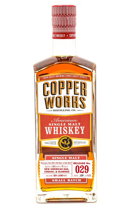 Copperworks Release 029 American Single Malt Whiskey at CaskCartel.com
