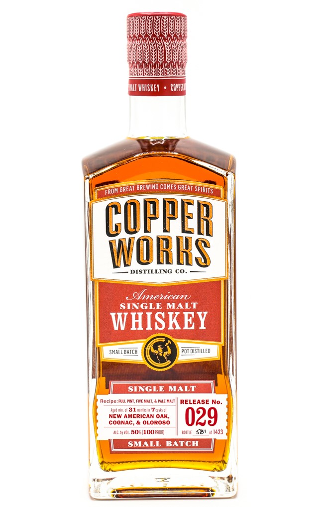 Copperworks Release 029 American Single Malt Whiskey
