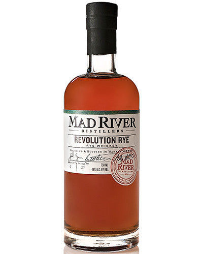 Mad River Distillers Revolution Rye Whiskey