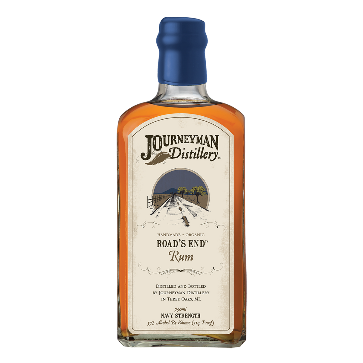Journeyman Distillery Road's End Aged Navy Strength Rum at CaskCartel.com