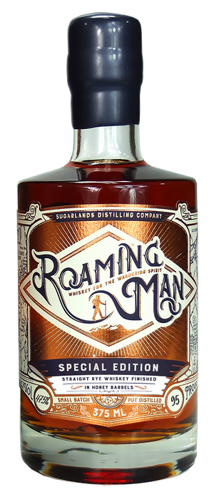 [BUY] Roaming Man 'O.A.R 25th Anniversary' Special Edition Honey Barrel Finished Straight Rye Whiskey at CaskCartel.com 1