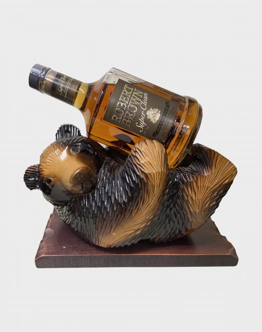 Robert Brown Super Clean with Wooden Bear Stand Whiskey | 700ML