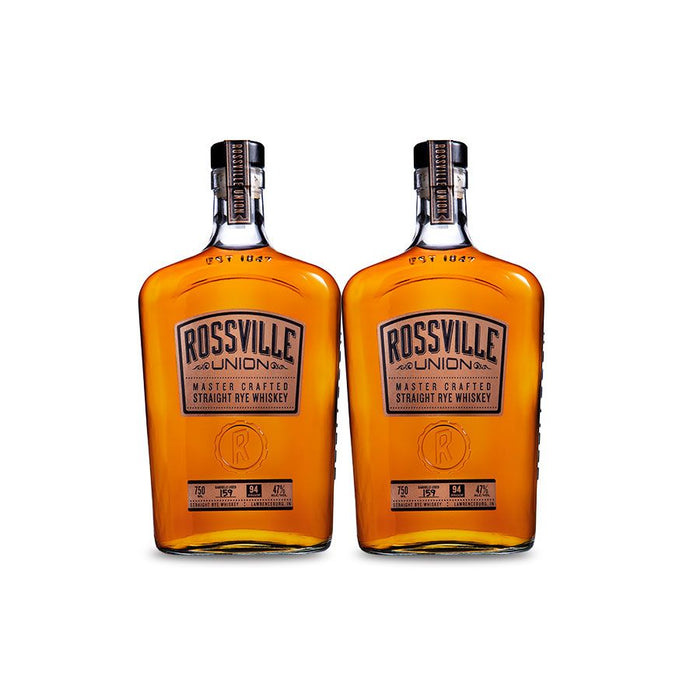 Rossville Union Master Crafted | Straight Rye Whiskey (2) Bottle Bundle