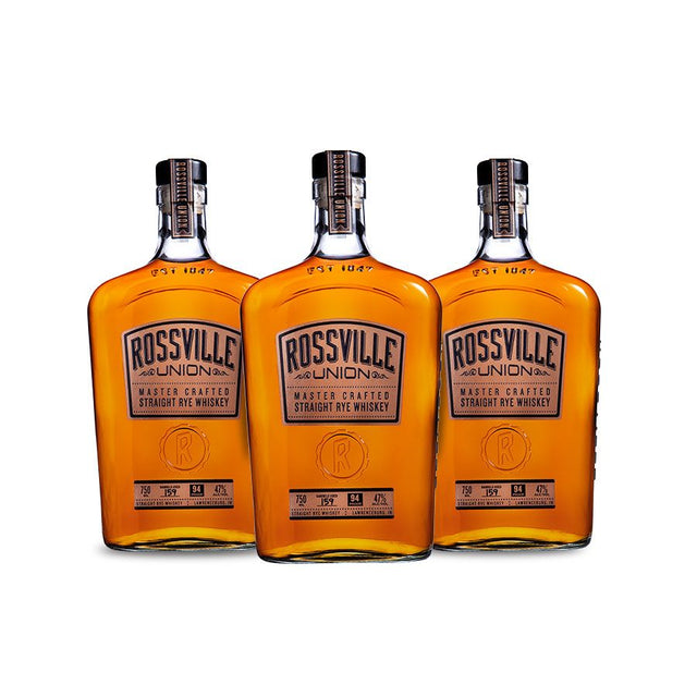 [BUY] Rossville Union Master Crafted | Straight Rye Whiskey (3) Bottle Bundle at CaskCartel.com