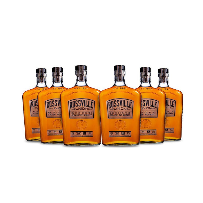 Rossville Union Master Crafted | Barrel Proof Straight Rye Whiskey (6) Bottle Bundle