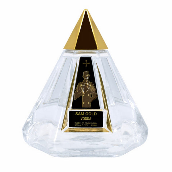 Sam GOld Pyramid Amberstone Vodka at CaskCartel.com