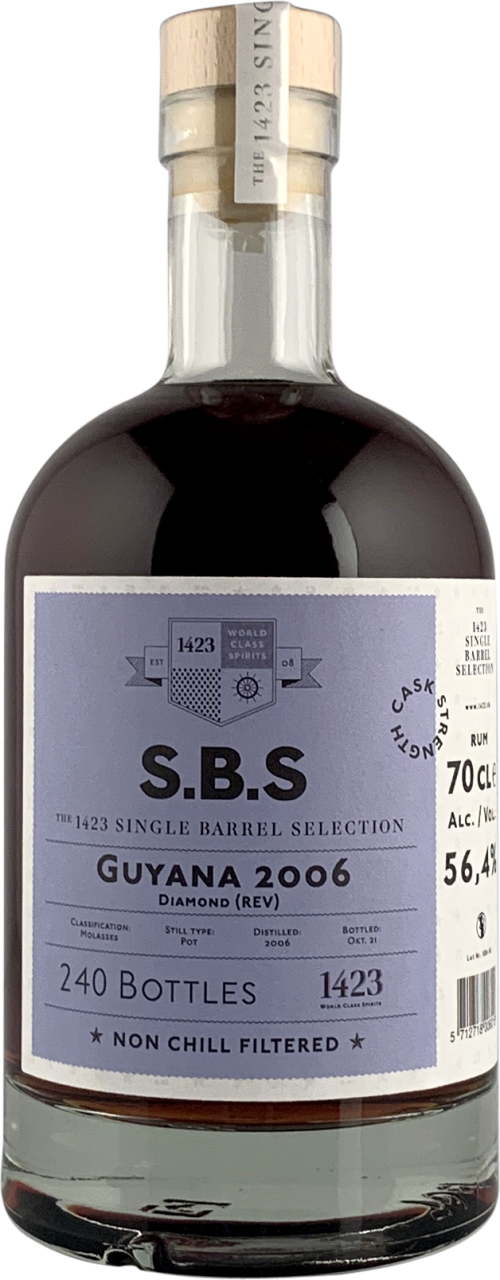 S.B.S. Guyana 2006 Diamond (REV) Rum | 700ML