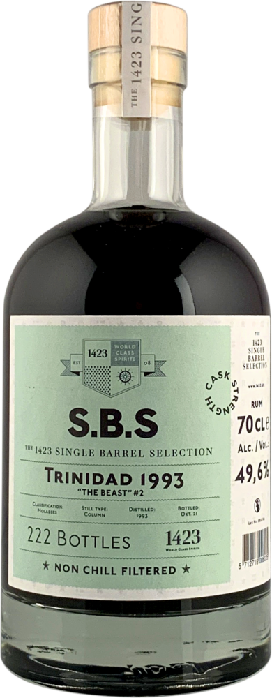 S.B.S. Trinidad 1993 The Best # 2 Rum | 700ML at CaskCartel.com