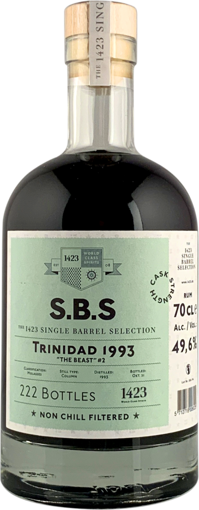 S.B.S. Trinidad 1993 The Best # 2 Rum | 700ML