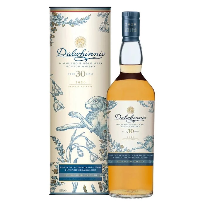 Dawhinnie 30 year Old Natural Cask Strength 2020 Special Release 1989 Scotch Whisky
