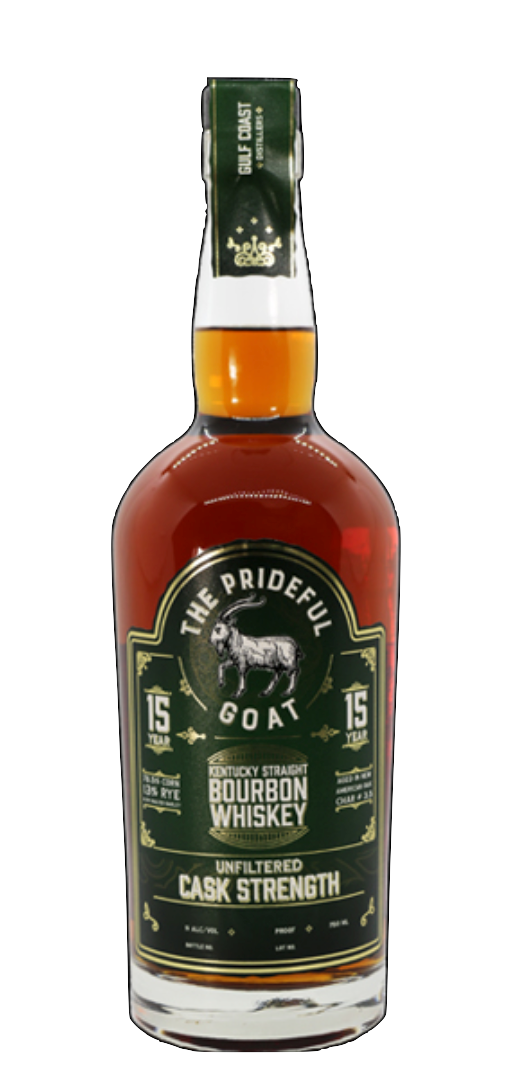 The Prideful Goat 15yr Straight Rye Cask Strength Bourbon Whiskey