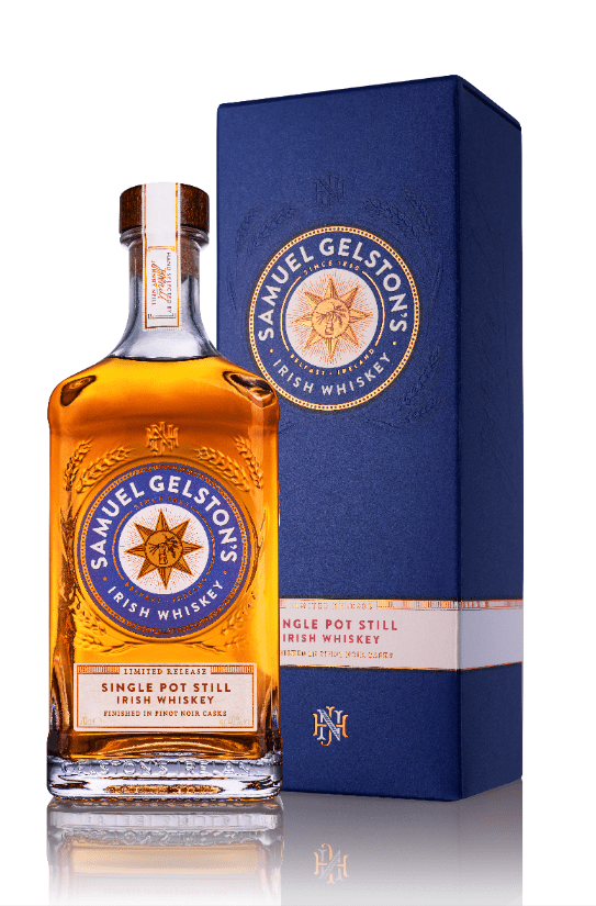 Samuel Gelston’s Finished in Pinot Noir Casks Pot Still Irish Whiskey | 700ML at CaskCartel.com