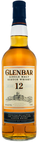 Glenbar 12 Year Old Single Malt Scotch Whisky