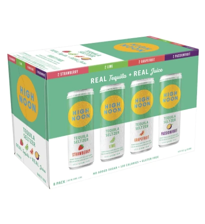 High Noon - Tequila Seltzer Variety 8 Pack (8 pack 355ml cans)