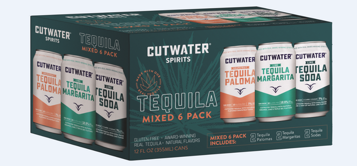 Cutwater Spirits Tequila Mixed 6 Pack Cans