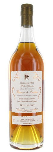1989 Baron de Lustrac Domaine de Courros Folle Blanche Bas Armagnac Liqueur - CaskCartel.com