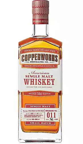 Copperworks Release 011 American Single Malt Whiskey at CaskCartel.com