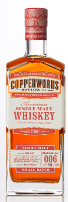 Copperworks Release 006 American Single Malt Whiskey at CaskCartel.com