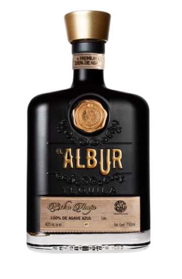 Albur Extra Anejo Black Bottle Tequila