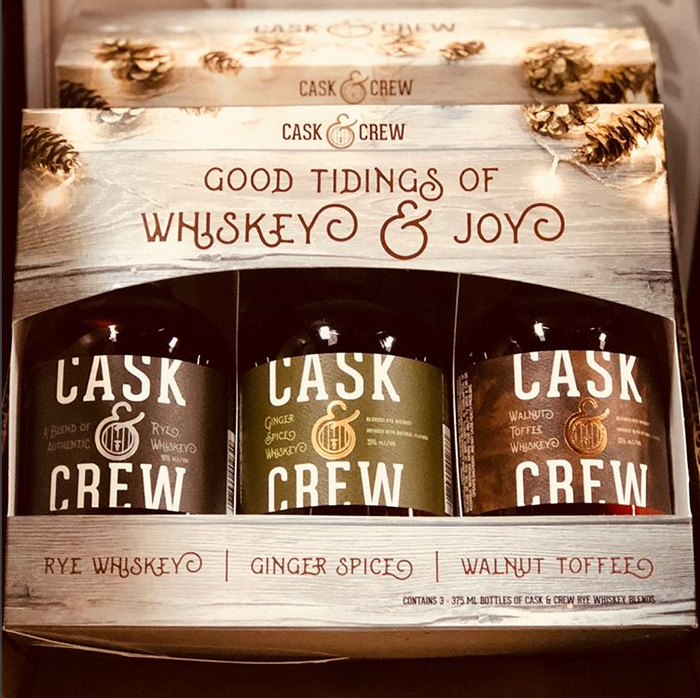 Cask & Crew Whiskey Tasting Gift Set (3) bottles 3.75ml
